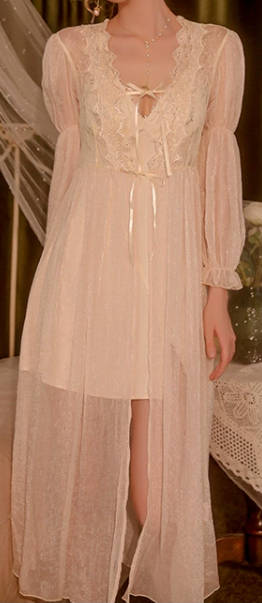 Angel Cloud Long Robe Coat