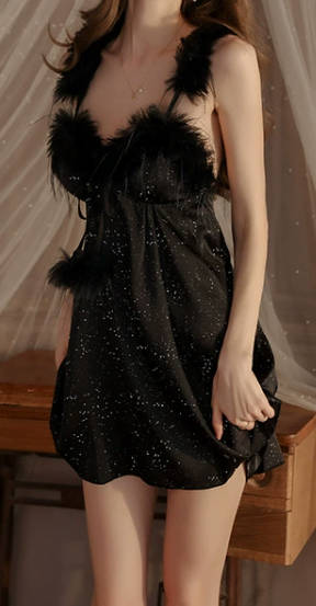 Chic Satin Slumber Night Slip Dress