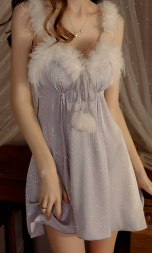 Chic Satin Slumber Night Slip Dress