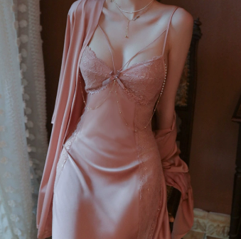 Pure Lace Long Robe Coat