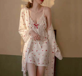 With chest cushion fairy wind home clothes sexy pure desire wind hanging skirt